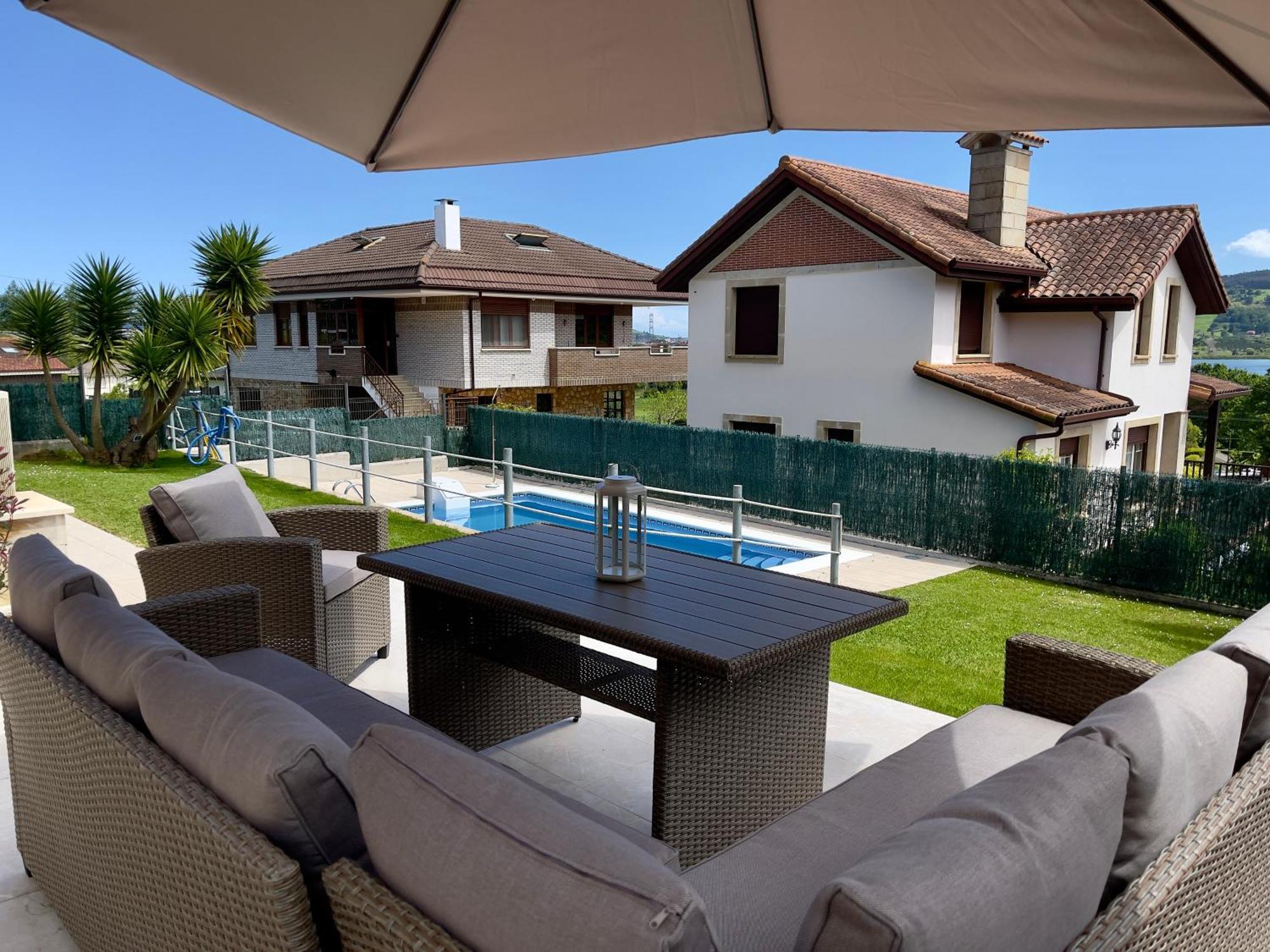Villa Los Olivos Bárcena de Cicero Exterior foto