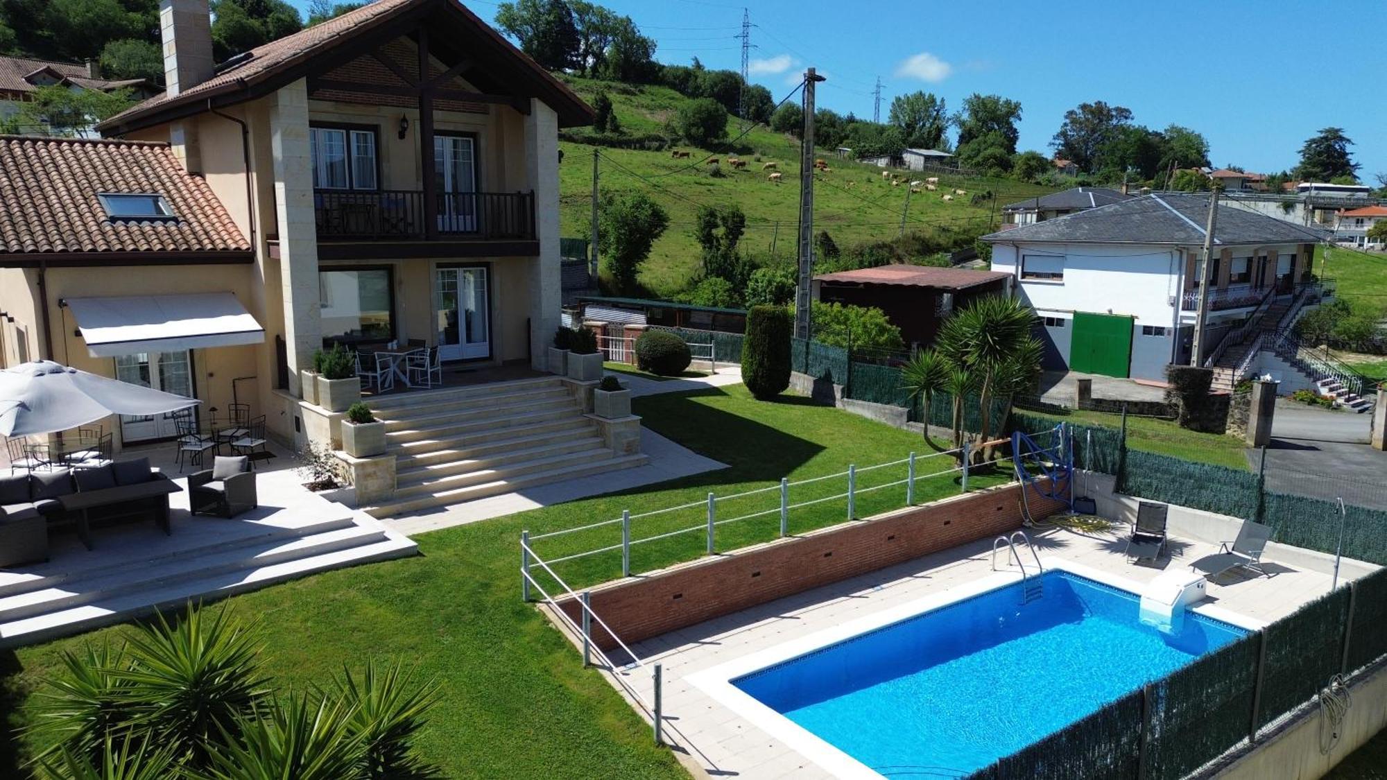 Villa Los Olivos Bárcena de Cicero Exterior foto